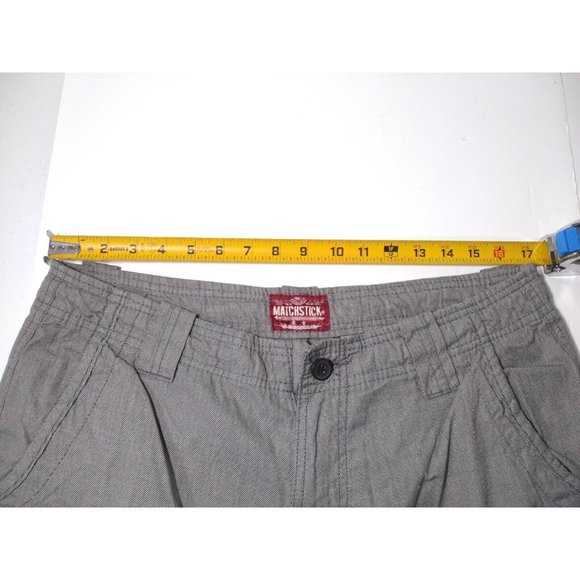 MATCHSTICK Shorts Men XXL 36 Cargo Utility Outdoor Hike Camp Twill Chino Solid - Picture 5 of 5